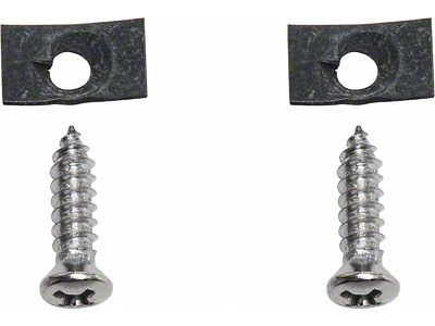 1957 150, 210, Bel Air License Lens Retainer Set