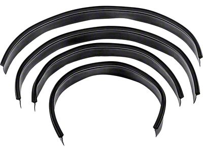 1955-1957 150, 210, Bel Air Glass Setting Channel Set; Sedan, Wagon; 4 Piece Set