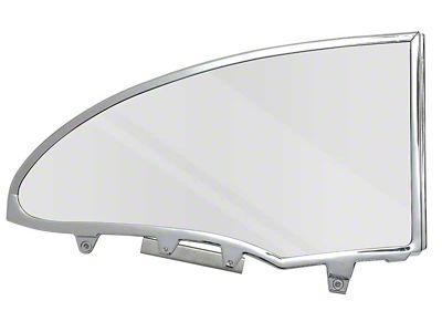 1955-1957 150, 210, Bel Air 2-Door Hardtop RH Clear Quarter Glass Assembly