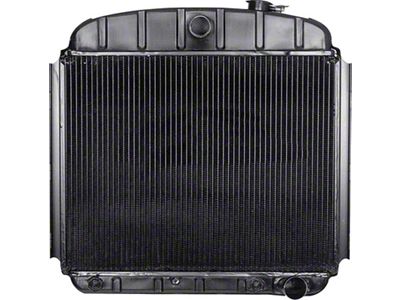 1955-1956 150, 210, Bel Air 6 Cylinder Radiator - Manual Transmission