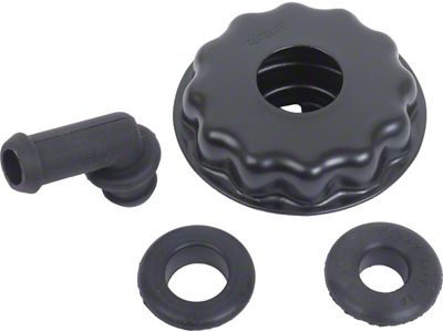 Oil Filler Breather Cap - Painted - Twist-On Type - Autolite - 170/200 6-Cylinder and 302/351M/400 V8