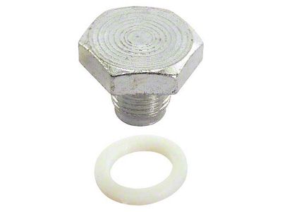 Oil Pan Drain Plug With Nylon Washer