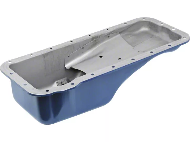 Oil Pan - Painted Blue - 390, 427 & 428 V8 Except CJ & SCJ