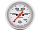Oil Pressure Gauge,2-1/16,Electrical,UltraLite,AutoMeter