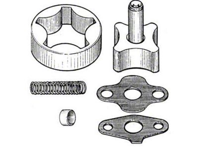 Oil Pump Rebuild Kit - 170 & 200 6 Cylinder