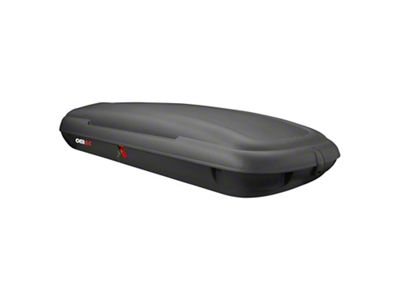 OMAC Rooftop Cargo Box; 16.90 Cubic Feet; Carbon Fiber Textured (Universal; Some Adaptation May Be Required)