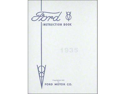 Operator's Manual - V8 Ford - 32 Pages