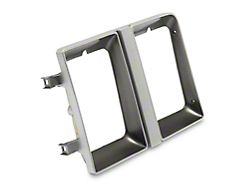 OPR Headlight Door; Driver Side; Dark Gray/Silver (83-84 C10, K10)