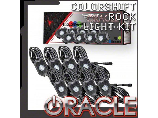 Oracle Lighting LED Underbody Rock Light ColorSHIFT, Bluetooth, 8 Piece Kit