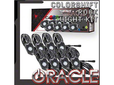 Oracle Lighting LED Underbody Rock Light ColorSHIFT, Bluetooth, 8 Piece Kit