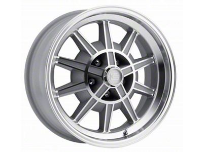 GT7 Machined Clear Coat Wheel; 15x7; 7mm Offset (60-71 Fairlane, Torino)