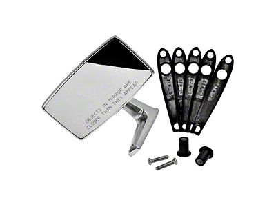 Outer Convex Mirror, Right, Falcon, Fairlane, Galaxie, Ranchero, Torino, 1967-1979