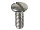 Oval Head Machine Screw - 1/4-20 X 3/4 - Stainless Steel - Slotted