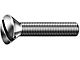 Oval Head Machine Screw - 10/32 X 1 - Stainless Steel - Slotted