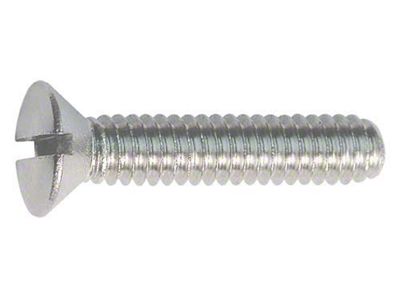 Oval Head Machine Screw - Slotted - 1/4-20 X 1-1/4 - Stainless Steel