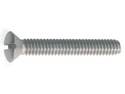 Oval Head Machine Screw - Slotted - 1/4-20 X 1-3/4 - Stainless Steel