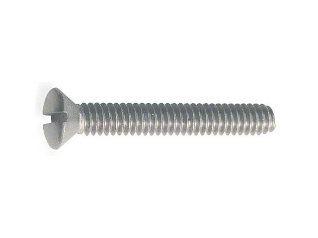 Oval Head Machine Screw - Slotted - 1/4-20 X 1-3/4 - Stainless Steel
