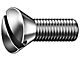 Oval Head Machine Screw - Slotted - 10/32 X 1/2 - 8 Head -Stainless Steel