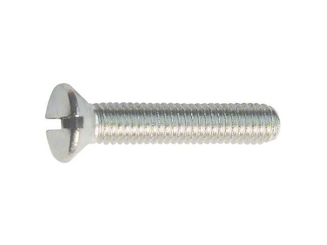 Oval Head Machine Screw - Slotted - 10/32 X 1 - Stainless Steel