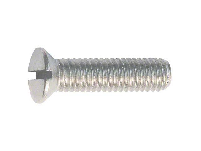 Oval Head Machine Screw - Slotted - 10/32 X 3/4 - 8 Head -Stainless Steel