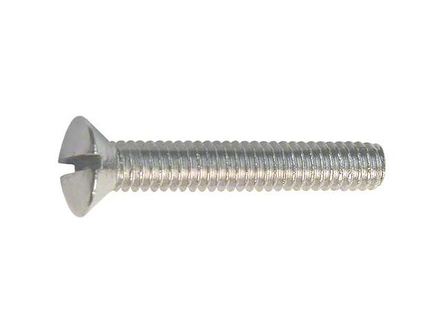 Oval Head Machine Screw - Slotted - 8-32 X 1