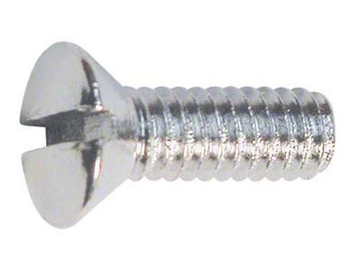 Oval Head Machine Screw - Slotted - 8-32 X 1/2