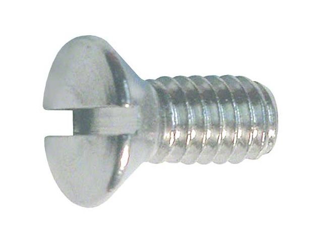 Oval Head Machine Screw - Slotted - 8-32 X 3/8