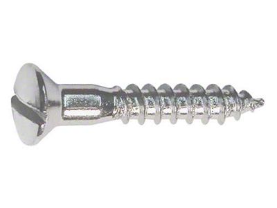 Oval Head Wood Screw - Slotted - 8 X 1