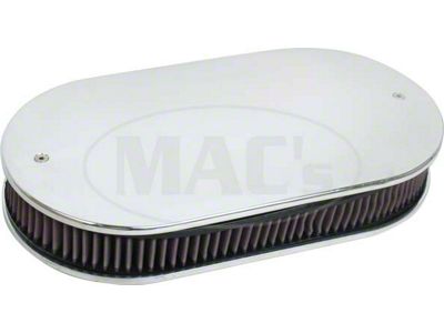 Oval Plain Air Cleaner (2x4)