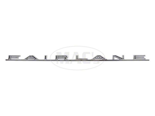 Painted,Plated,55/66 Fairlane Script