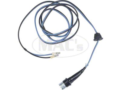 Parking Light Wire and Socket, Right, PVC Wire, 1958 through 1959 Ford F-100 and F-250 Pickup Truck