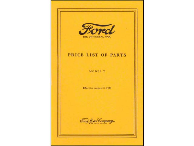 09-27/parts List 8/5/28 /55 Pages/62 Illustrations