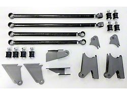 Paul Horton's Welder Series Triangulated Rear Four Link Kit; 3-Inch Axle Brackets (28-31 Model A)
