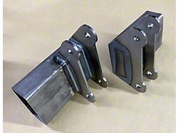 Paul Horton's Welder Series Parallel Rear Four Link Kit 2x4 Frame Brackets; 3-Inch Axle Brackets (Universal; Some Adaptation May Be Required)
