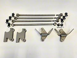 Paul Horton's Welder Series Parallel Rear Four Link Kit; 3-Inch Axle Brackets (Universal; Some Adaptation May Be Required)