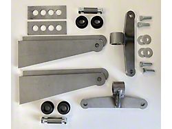 Paul Horton's Welder Series Small Block Ford Engine Mount Kit with Urethane Bushings; Short (Universal; Some Adaptation May Be Required)