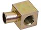 PCV Connector Elbow - Finished In Gold Dichromate - Before 2-21-69 - 390 GT, 428 CJ & 428 SCJ V8