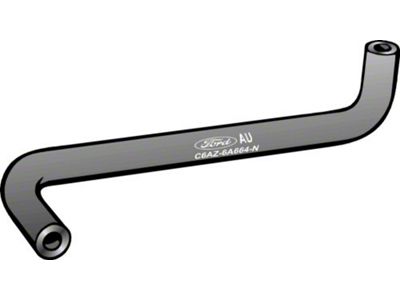 Formed PCV Hose/Correct Script (63-69 Falcon; 66-69 Comet)