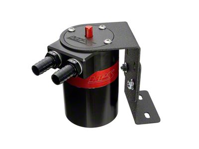 Performance Aluminum Oil Catch Can Kit; 3/8-Inch Hose (Universal; Some Adaptation May Be Required)