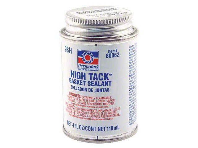 Permatex High Tack All Purpose Gasket Sealant - 4 Oz. Can With Brush In Lid