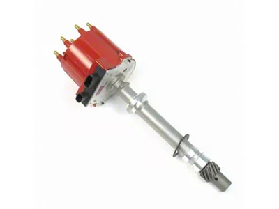 PerTronix Flame-Thrower HEI/EST Distributor; Male Terminals; Red (87-92 V8 Camaro)