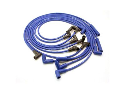 PerTronix Flame-Thrower Spark Plug Wires; Blue (81-86 4.4L, 5.0L, 5.7L Camaro)