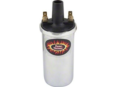 Pertronix Chrome Flame-Thrower Ignition Coil, All 6-Cylinder Engines