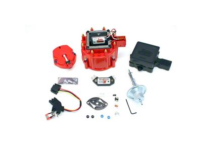 PerTronix Flame-Thrower Distributor HEI III Tune Up Kit with Digital Rev Limiter; Red (81-91 Corvette C3 & C4)