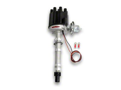 PerTronix Flame-Thrower Electronic Distributor Cast Aluminum without Vacuum Advance with Ignitor III; Female Terminals; Black (57-81 V8 Corvette C1, C2, C3 & C4)
