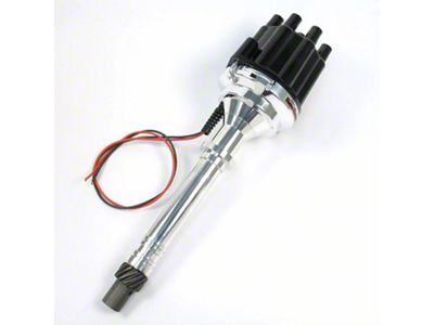 PerTronix Flame-Thrower Electronic Distributor without Vacuum Advance; Female Terminals; Black (57-81 V8 Corvette C1, C2, C3 & C4)