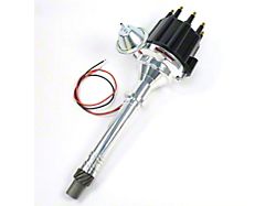 PerTronix Flame-Thrower Electronic Distributor with Vacuum Advance and Ignitor III; Male Terminals; Black (57-81 V8 Corvette C1, C2, C3 & C4)