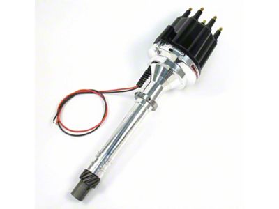 PerTronix Flame-Thrower Electronic Distributor without Vacuum Advance with Ignitor III; Male Terminals; Black (57-81 V8 Corvette C1, C2, C3 & C4)