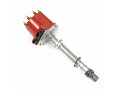 PerTronix Flame-Thrower HEI/EST Distributor; Male Terminals; Red (87-91 Corvette C4)