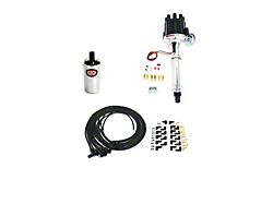 PerTronix Flame-Thrower II Ignition Coil Kit; Black Distributor Cap with Female Terminals (57-81 V8 Corvette C1, C2, C3 & C4)
